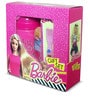 Barbie Giftset, Water Bottle, Lunch Box & Fork and Spoon Combo(BPA Free)