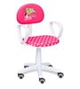 Barbie Themed Plastic Kids Study Chair in Pink Colour