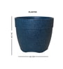 Blue Barca 16 Inch Molded Planter