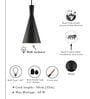 Barce Black Metal Hanging Light