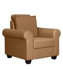 Barcelona 1 Seater Sofa in Brown Colour