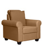 Barcelona 1 Seater Sofa in Camel Colour