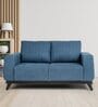 Wakefit Barcelona Fabric 2 Seater Sofa in Sapphire Blue Colour