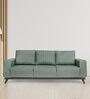 Wakefit Barcelona Fabric 3 Seater Sofa in Omega Green Colour