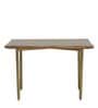 Barcelona Solid Wood 4 Seater Dining Set with 2 Arm Chair in American Walnut Finish