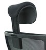 Barcelona High Back Ergonomic Chair with Headrest in Black Colour