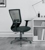 Barcelona Mid Back Ergonomic Chair in Black Colour