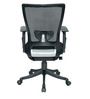 Barcelona Mid Back Ergonomic Chair in Black Colour