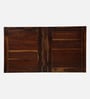 Barcelona Solid Wood 6 Seater Foldable Dining Table in Scratch Resistant Provincial Teak Finish