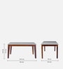 Bardu Sheesham Wood 6 Seater Dining Set in Provincial Teak Finish