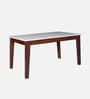 Bardu Sheesham Wood 6 Seater Dining Set in Provincial Teak Finish