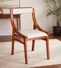 Bardu Sheesham Wood Dining Chair in Honey Oak Finish