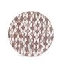 Barfi  Multicolor (9" Dia) MDF Wood 1Pc Trivets