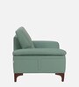 Bario Leatherette 1 Seater Sofa In Sage Green Colour