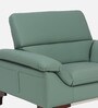 Bario Leatherette 1 Seater Sofa In Sage Green Colour
