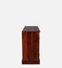 Barkston Sheesham Wood Crockery Unit In Honey Oak Finish
