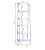 Barnard Ladder Display Unit & Book Shelf in White Colour
