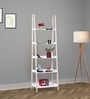 Barnard Ladder Display Unit & Book Shelf in White Colour