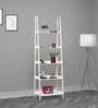 Barnard Ladder Display Unit & Book Shelf in White Colour