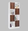 Barnes Book Shelf in Brown Matte Finish