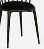 Barnett Metal Cafe Chair in Black Colour