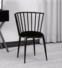Barnett Metal Cafe Chair in Black Colour