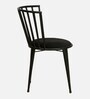 Barnett Metal Cafe Chair in Black Colour