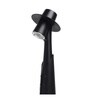 Baron Fedora Hat-Shaped Metal Table Lamp Black