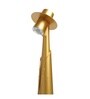 Baron Fedora Hat-Shaped Metal Table Lamp Gold