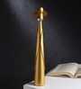 Baron Fedora Hat-Shaped Metal Table Lamp Gold