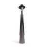 Baron Fedora Hat-Shaped Metal Table Lamp Gunmetal Grey