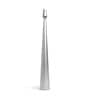 Baron Slim Cone Metal Table Lamp Silver