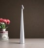 Baron Slim Cone Metal Table Lamp Silver
