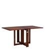 Barcelona Solid Wood 6 Seater Dining Set In Honey Oak Finish