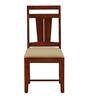 Barcelona Solid Wood 6 Seater Dining Set In Honey Oak Finish