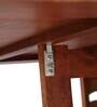 Barcelona Solid Wood 6 Seater Dining Set In Honey Oak Finish