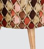 Barrel Chair & Stool in Natural Finish