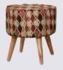 Barrel Chair & Stool in Natural Finish