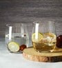 Barrel Crystal Whiskey Glass European Crystal 300Ml (Set Of 4)