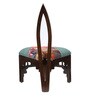 Barrel Teak Wood Slipper Chair in Walnut Finish Colour Barrel Teak Wood Slipper Chair in Walnut Finish Colour