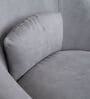 Barret Fabric 1 Seater Sofa In Grey Color