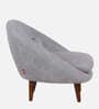 Barret Fabric 1 Seater Sofa In Grey Color