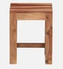Barret Sheesham Wood Nest Of Tables In Scratch Resistant Rustic Teak Finish
