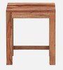 Barret Sheesham Wood Nest Of Tables In Scratch Resistant Rustic Teak Finish