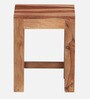 Barret Sheesham Wood Nest Of Tables In Scratch Resistant Rustic Teak Finish