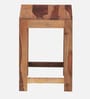 Barret Sheesham Wood Nest Of Tables In Scratch Resistant Rustic Teak Finish
