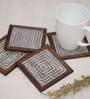 Barry Brown  Cotton 4 Pcs Coasters