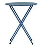 Bartles Metal Outdoor Table Set with 2 Chairs in Blue Colour