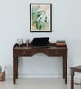 Barwick Sheesham Wood Writing Table In Scratch Resistant Provincial Teak Finish