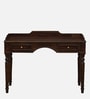 Barwick Sheesham Wood Writing Table In Scratch Resistant Provincial Teak Finish